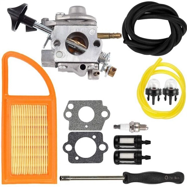 Carburatore C1Q-S183 Per Stihl BR600 BR550 BR500 - Kit Completo Con Filtro, Candela E Guarnizioni