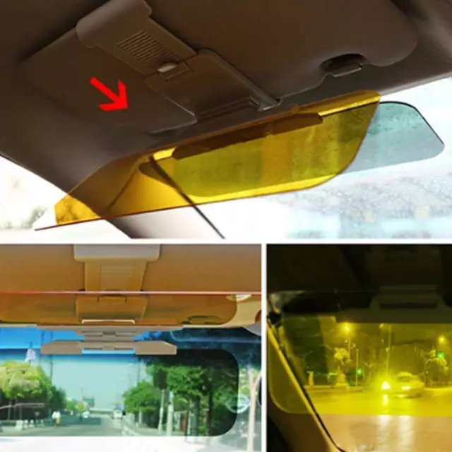 Universal Auto KFZ Sonnenblende Blendschutz Nachtsicht Clear Vision HD Car  Visor