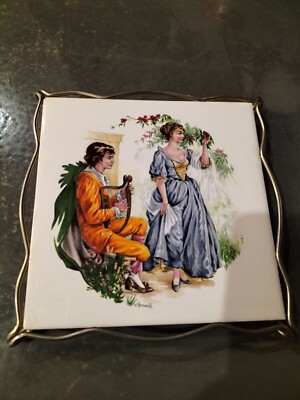 Set Dessous De Plat Villeroy & Boch – Faïence Multicouleur – 17x17 Cm – Occasion