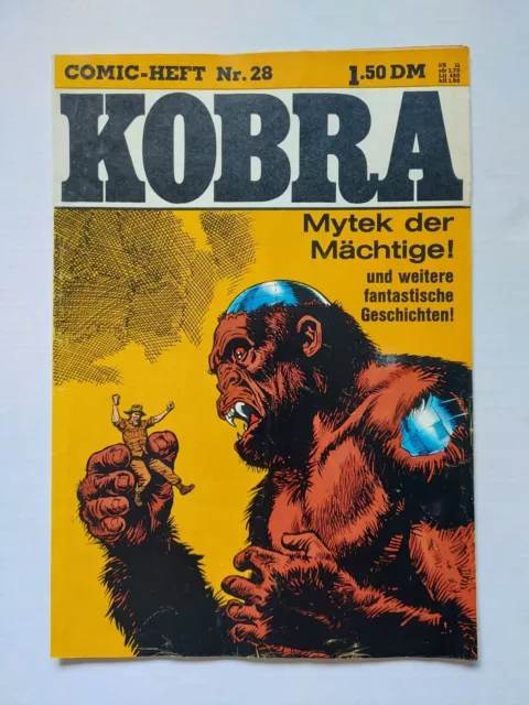 Comic Rarität - Gevacur Verlag - Kobra Nr. 28 von 1976 / Z2+