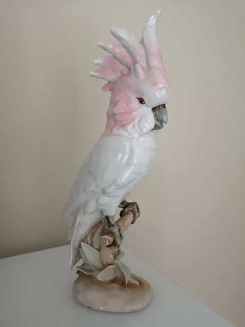 Royal Dux Porcelain Cockatoo