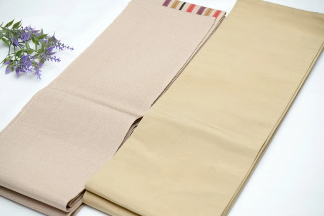 Dear Vanilla Japanese Hanhaba Obi Sash Belt Women's Kimono Vintage Genuine Mint 2