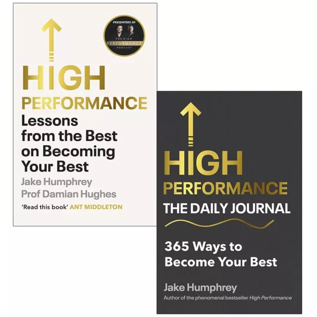 High Performance Jake Humphrey Collection 2 Books Set Daily Journal, Lessons