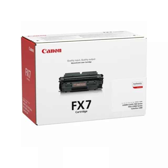 Genuine Canon FX7 Black Toner CArtridge L2000 L500 A- Vat Inc