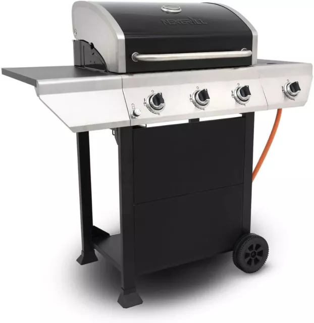 Exclusiver Gasgrill Classic 3 Brenner und Seitenbrenner Edelstahl