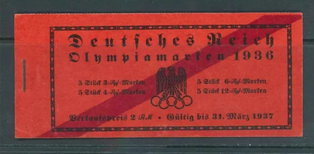 Luxus Deutsches Reich Markenheftchen / MH 42.2 ** postfrisch - Mi. 1000,-