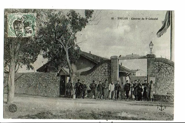 CPA - Carte Postale France- Toulon- Caserne du 8me colonial VMO164774