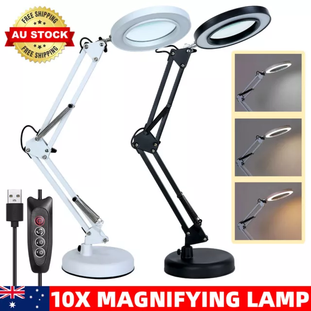 TABLE MAGNIFYING GLASS Cross Stitch Work Computer Magnifier $50.41 -  PicClick AU