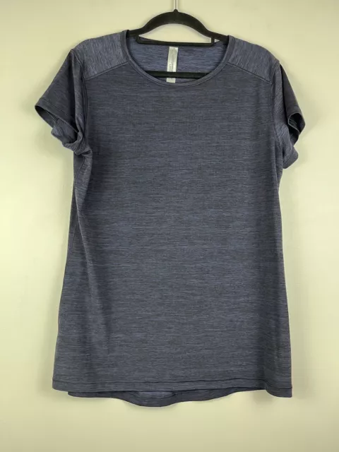 Lorna Jane Size Medium Active T-Shirt Dark Grey