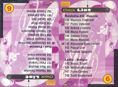 N.192-R@R@ CARD CICLISMO MERLIN 96-NEW,EDICOLA BONTEMPI-BRESCIALAT 