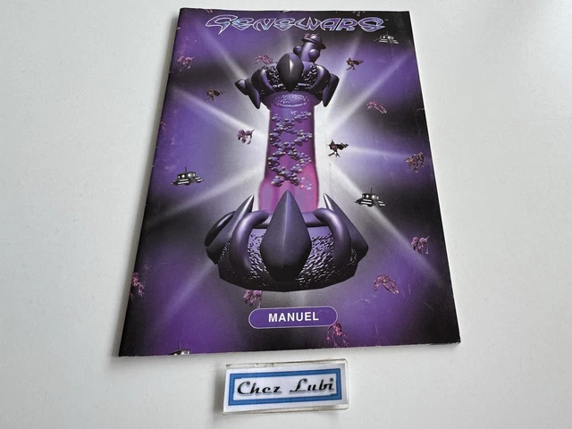 Notice De Jeu Genewars (Bullfrog) Pour PC - Version Française, Big Box - Bon état Sans Le Jeu