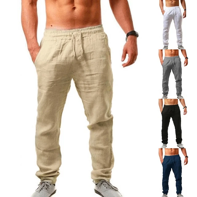 Uomo Atletica, Corsa Pantaloni Della Tuta Sportivi Elasticizzati con Tasche