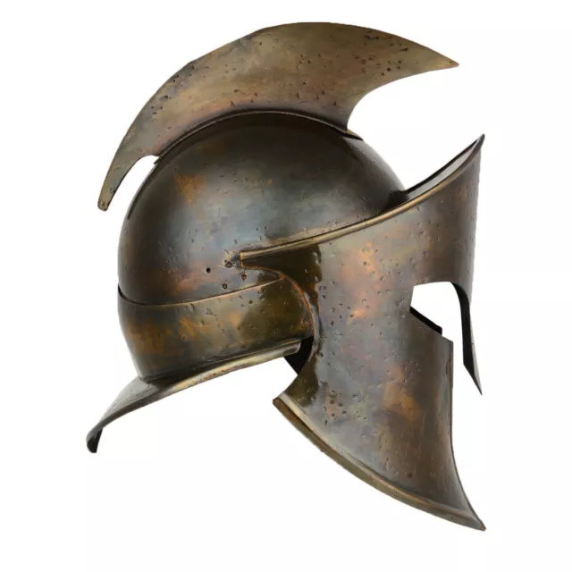 Costume casco romano vichingo medievale re spartano Leonida 300 film armatura greca
