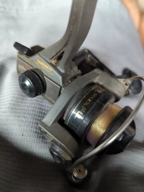 VINTAGE SHIMANO AXUL-S ultra light spinning Fishing ICE Reel Japan Graphite  Old $17.95 - PicClick