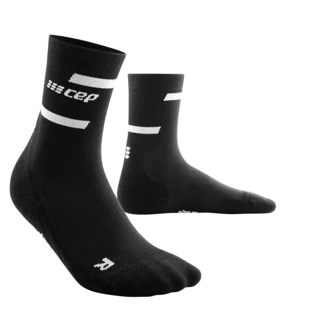 Cep - The Run Compression Socks 4.0 Mid Cut Nero Donna