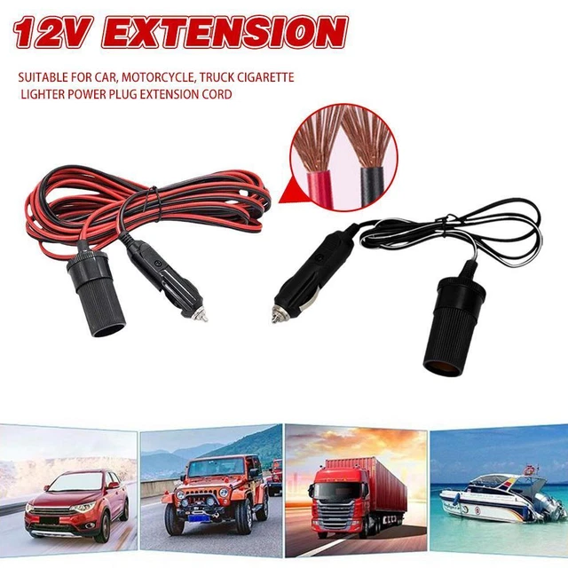 Accendisigari auto 2M cavo prolunga adattatore NUOVA presa
