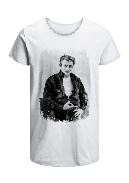 T-Shirt James Dean cinema Uomo Abbigliamento 100% Cotone Taglia dalla S a XXL