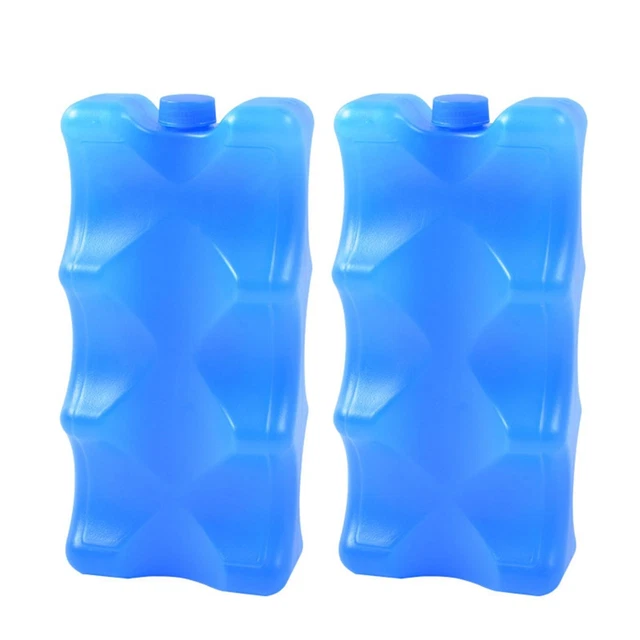 3 Mini Blocchi Refrigeranti Riutilizzabili Per Frigorifero E Freezer - Colori Misti (Rosa, Verde, Blu) Per Borse Frigo, Picnic, Pranzo E Campeggio