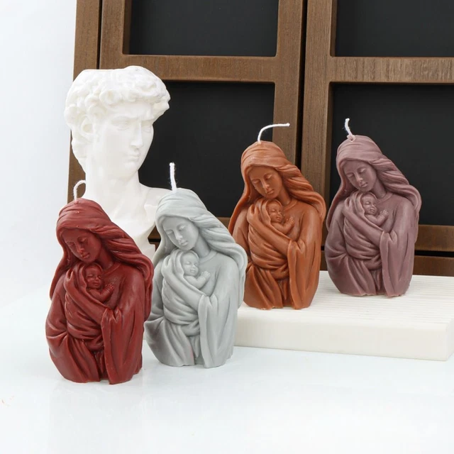 de savon Moule à bougie vierge, Moule en silicone Moule de cire d'art 3D