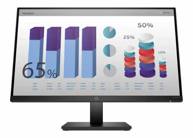 HP P24q G4 23,8 Zoll QHD IPS LED Monitor - Schwarz - NEUGERÄT