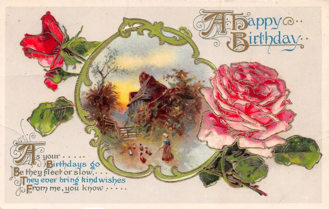 R248086 A Happy Birthday. Wildt and Kray. London. E. C. Series 2908. Printed in
