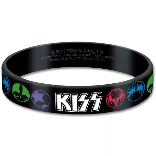 KISS Wristband Bracelet Braccialetto big OFFICIAL MERCHANDISE ULTRARARE!!!