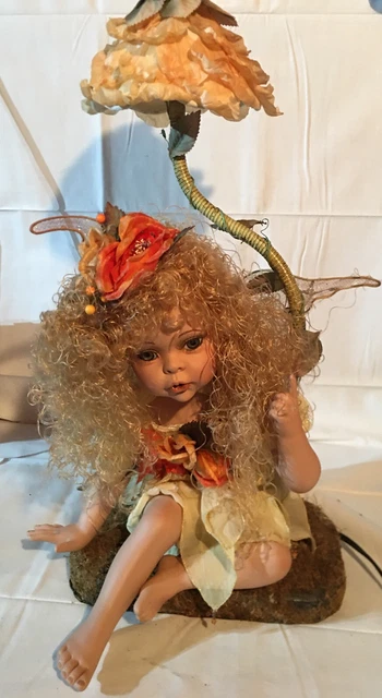 Duck House Rare Heirloom porcelain Doll Agatha Fairy Lamp 0708/5000
