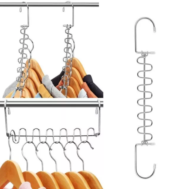 Cascading Design Clothes Rack Metal Clothes Organizer Magic Clothes Hanger