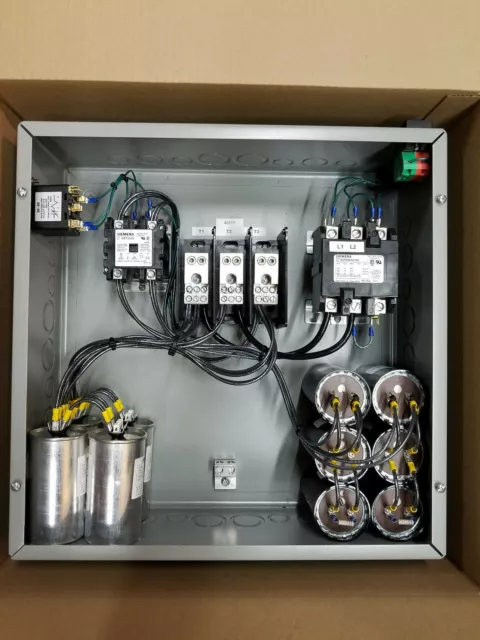 40hp Cnc Balanced 3 Phase Rotary Converter Panel 10 year warranty!