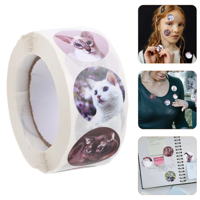 600 Adesivi Animali Rotondi, Adorabili Adesivi Incentivi In 16 Disegni Etichette Carine Regali Per Bambini Ricompensa Insegnante Motivazionale Con Linea Di Perorazione - Foto 13