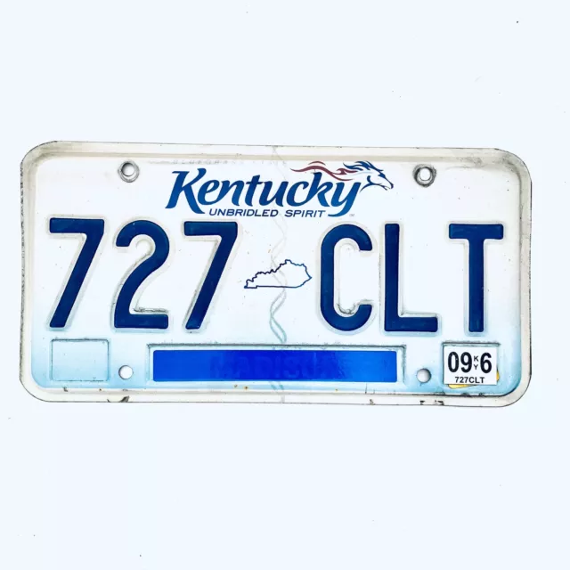 2006 United States Kentucky Madison County Passenger License Plate 727 CLT
