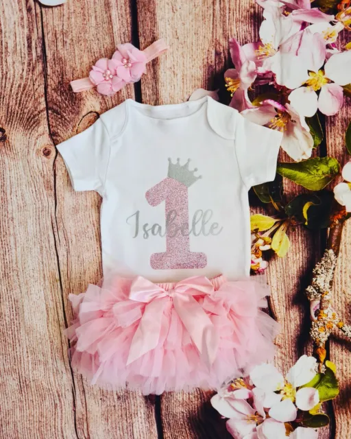 1st Birthday Outfit Girls First Birthday Tutu Photoshoot Newborn Personalised
