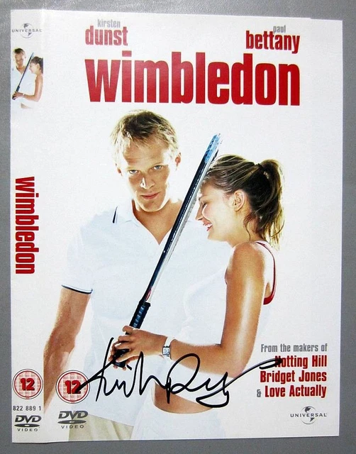 Kirsten Dunst Autographed Colour Wimbledon DVD Cover Signed/Actress/Singer