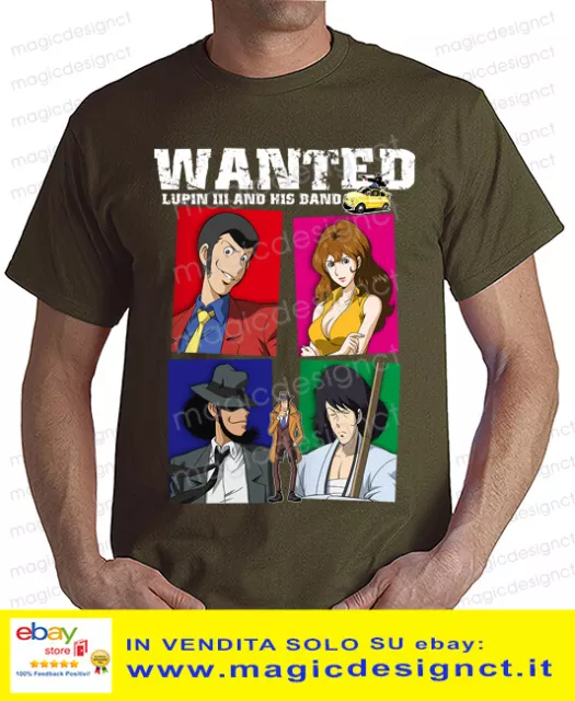 LUPIN THE III Rd Tshirt Uomo Unisex Margot Ghigen Zenigata Taglie Fino Alla 5Xl EUR 14 90 PicClick IT