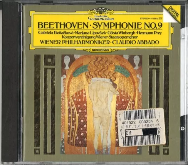 Beethoven Symphonie 9  von Wiener Philharmoniker, Claudio Abbado (CD)