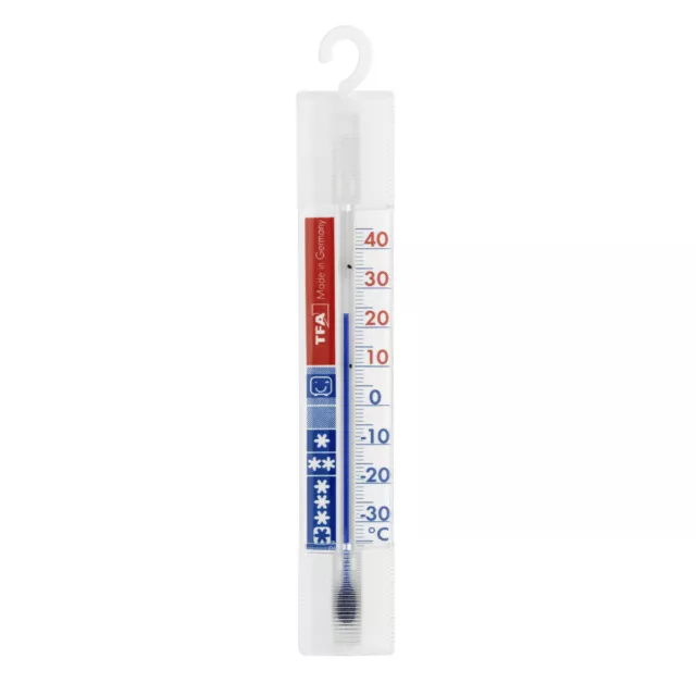 TFA Kühlschrank Thermometer  analog Gefrierschrank Kühlthermometer mit Kühlzonen