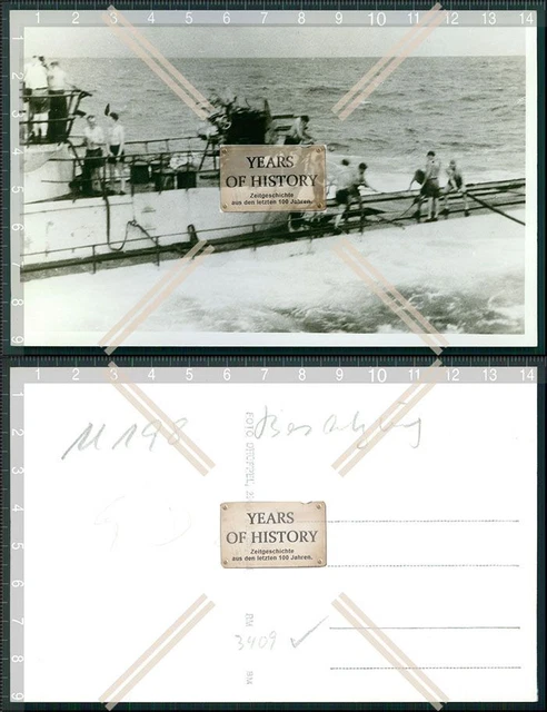 FOTO AK DEUTSCHE Kriegsmarine Unterseeboot UBoot U 198 EUR 4,90