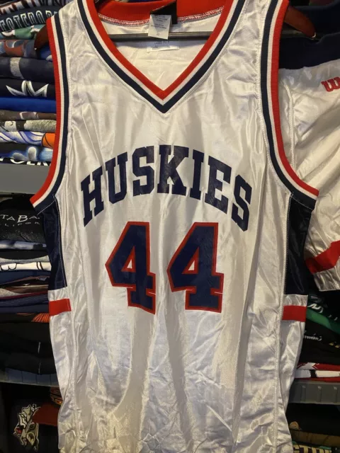 Vintage UConn Huskies Jersey + Shorts Sample Mens Large Wilson Connecticut NCAA