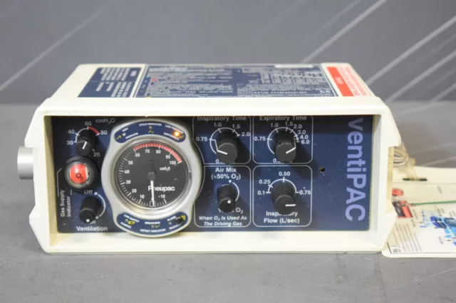 Smiths ventiPAC (510A1956NUS) Pneupac Medical Ventilator