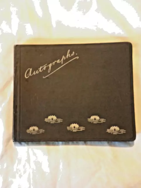 Carnet Ancien 1900 Autographes Et Croquis