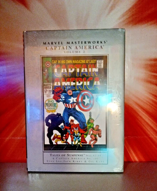 MARVEL MASTERWORKS CAPTAIN AMERICA VOLUME 2  HARDCOVER - New & Sealed - Stan Lee