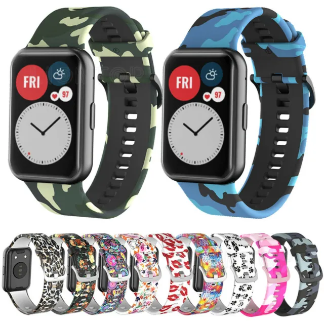 Für Huawei Watch Fit Smart Watch Ersatzband Armband Sport Fitness Atmungsaktiv 11