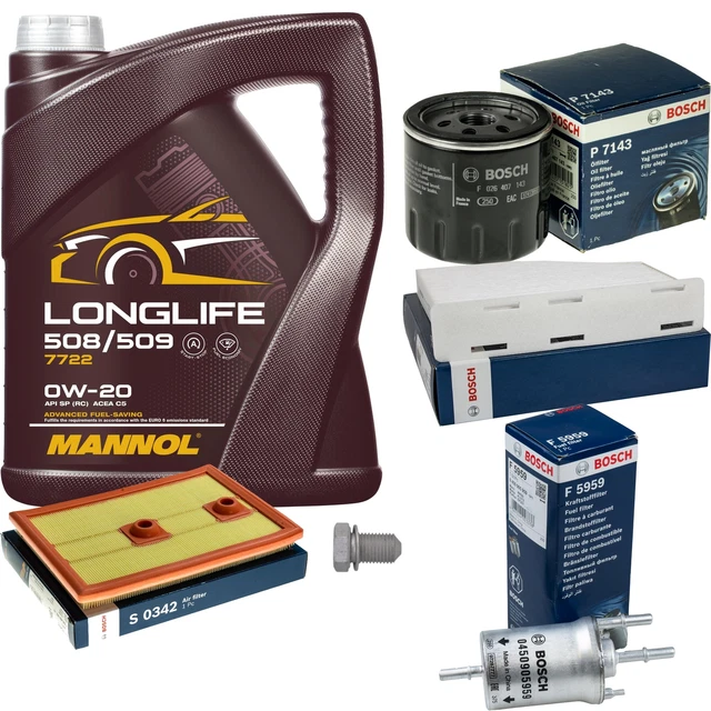 MANN-FILTER Ölfilter MANNOL 5 L 0W-20 Legend Ultra Für Toyota Yaris 1.5