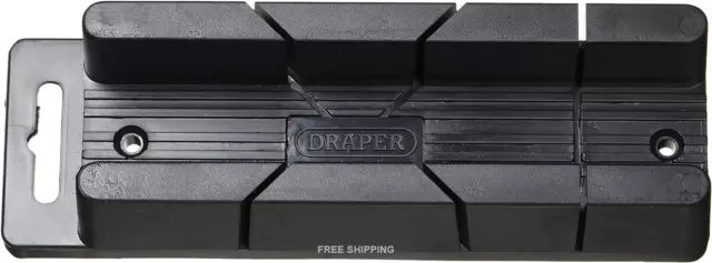 Draper 48677 Mini Mitre Box, 200mm x 35mm x 50mm , Blue