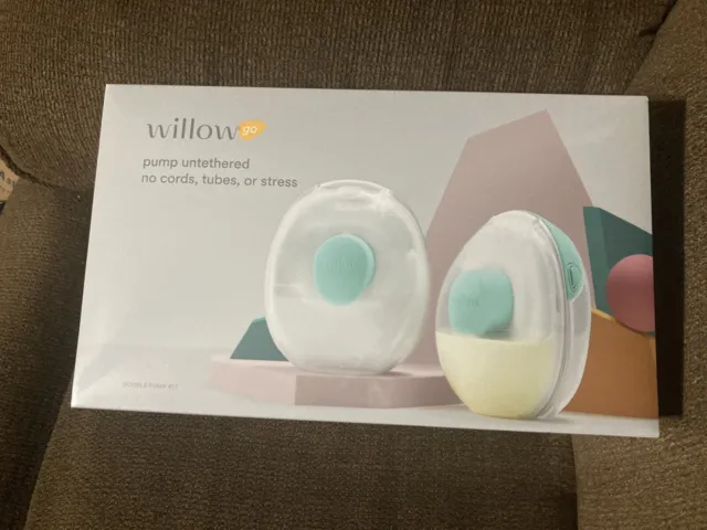 WILLOW GO In-Bra Double Electric Breast Pump Kit - BRAND NEW, SEALED!