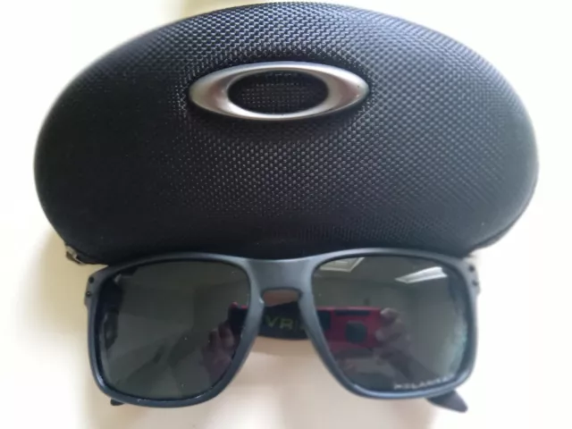 Oakley HOLBROOK MIX VR46 Rossi Black POLARIZED Black Sunglass  009102-01 55 18
