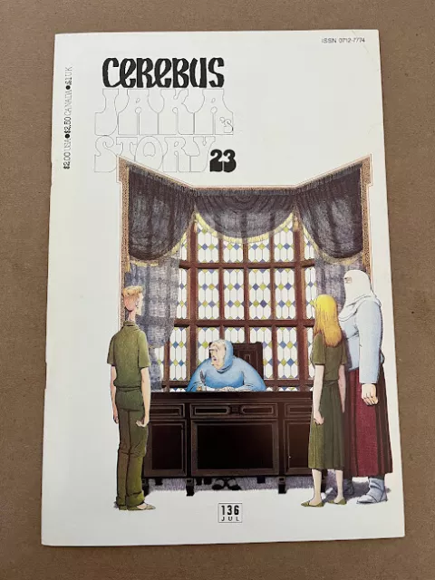 Cerebus # 136 Fine Dave Sim Aardvark-Vanaheim 1990