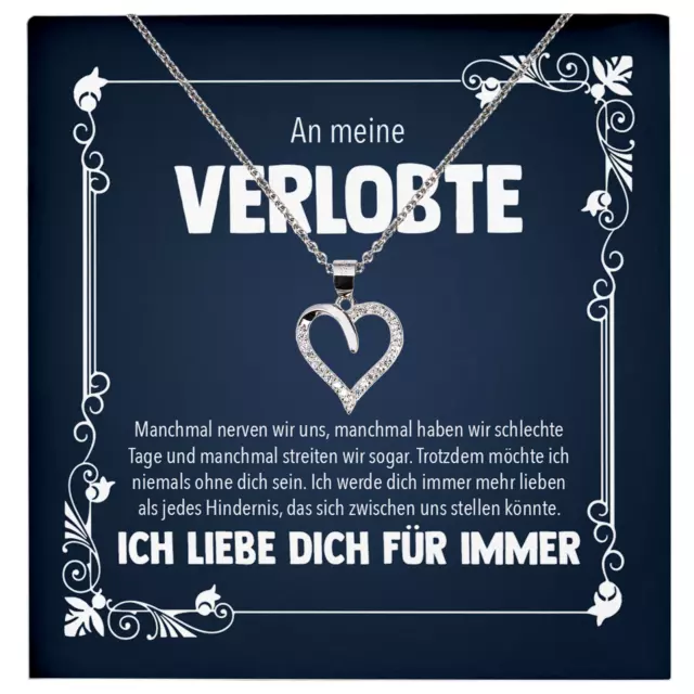 Verlobungsgeschenk Frauen Schmuck Verlobte Bride To Be, An Meine Liebe Willst Du