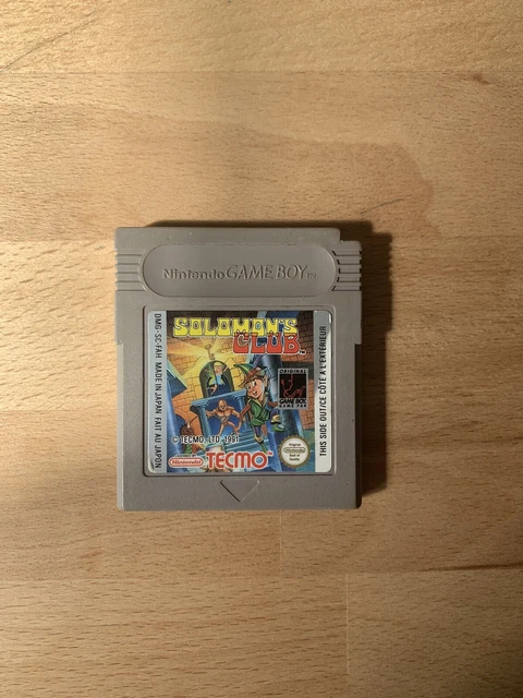Jeu Game Boy - Solomon's Club - Cartouche Seule - État Très Bon