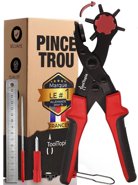 Ancienne Poinçonneuse Ouest-allemagne Pour Cuir - Emporte-pièce Ceinture
